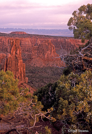 Colorado National Monument Kissing Couple